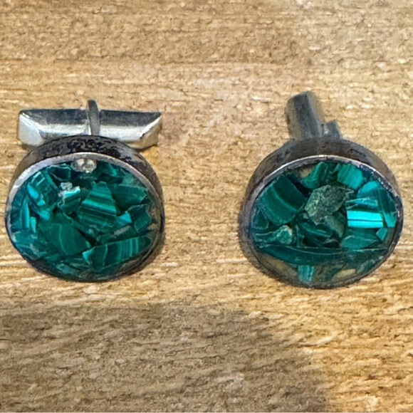 Elegant Green Stone Earrings